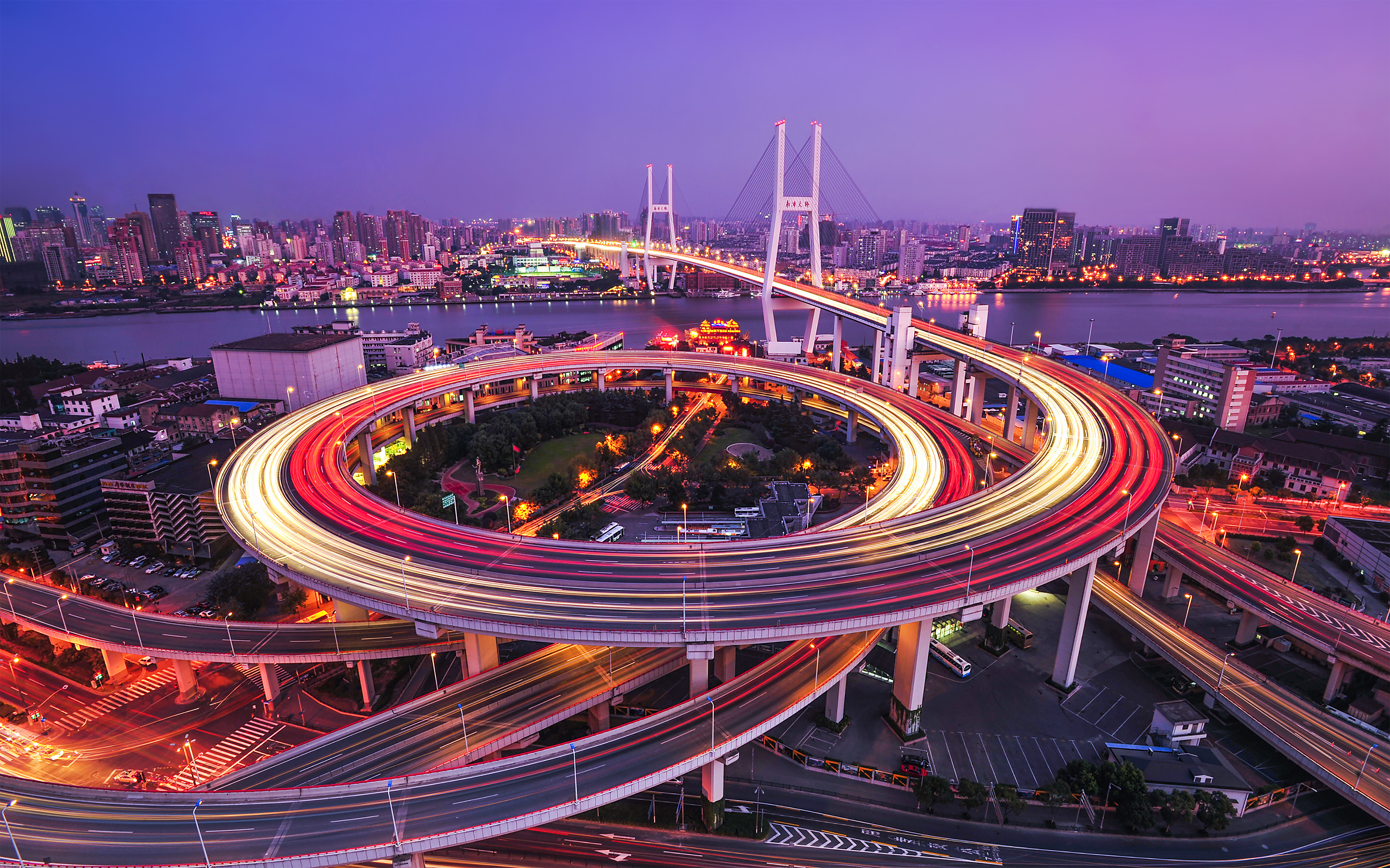 Nanpu Bridge Huangpu River Shanghai220935049